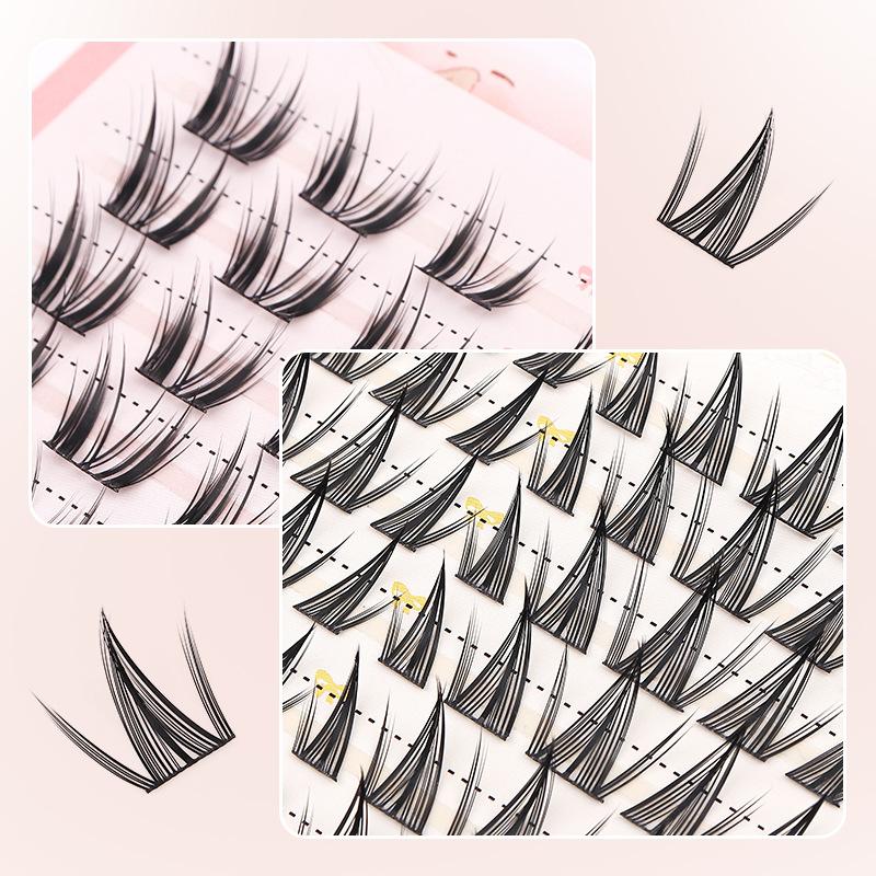 Lashes Eyelash Extension - Горячая распродажа: Накладные ресницы-пучки (10 рядов,