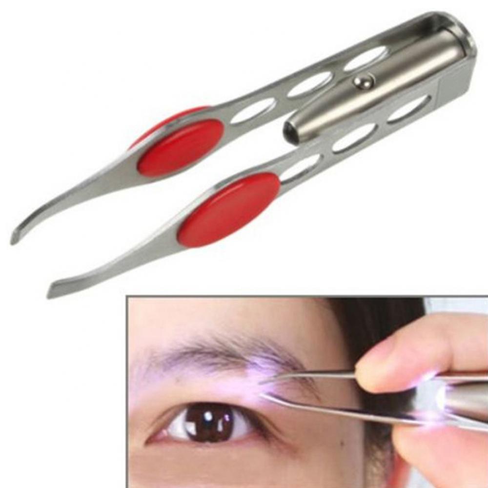 Eyelash Extension Led - Пинцет для бровей из нержавеющей стали,