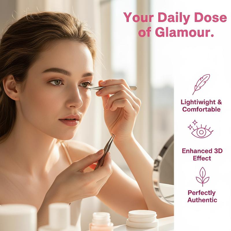 Lashes Eyelash Extension - Набор накладных ресниц для нижнего века,