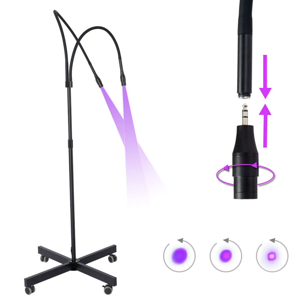 Eyelash Extension Led - Двуглавая 5 Вт 10 Вт ультрафиолетовая
