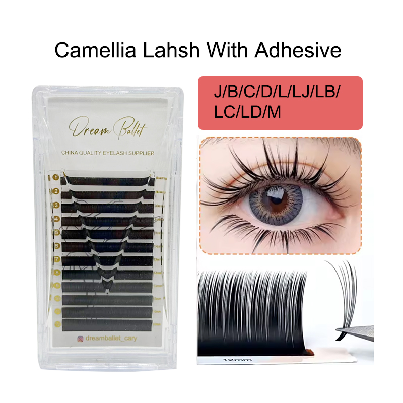 Eyelash Extension C Curl - Накладные ресницы Dream Ballet Camellia с