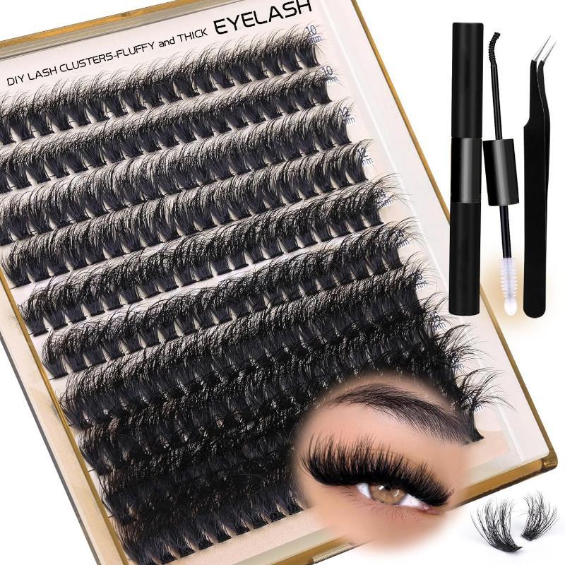 Lashes Eyelash Extension - Новые пушистые объемные пучки ресниц для