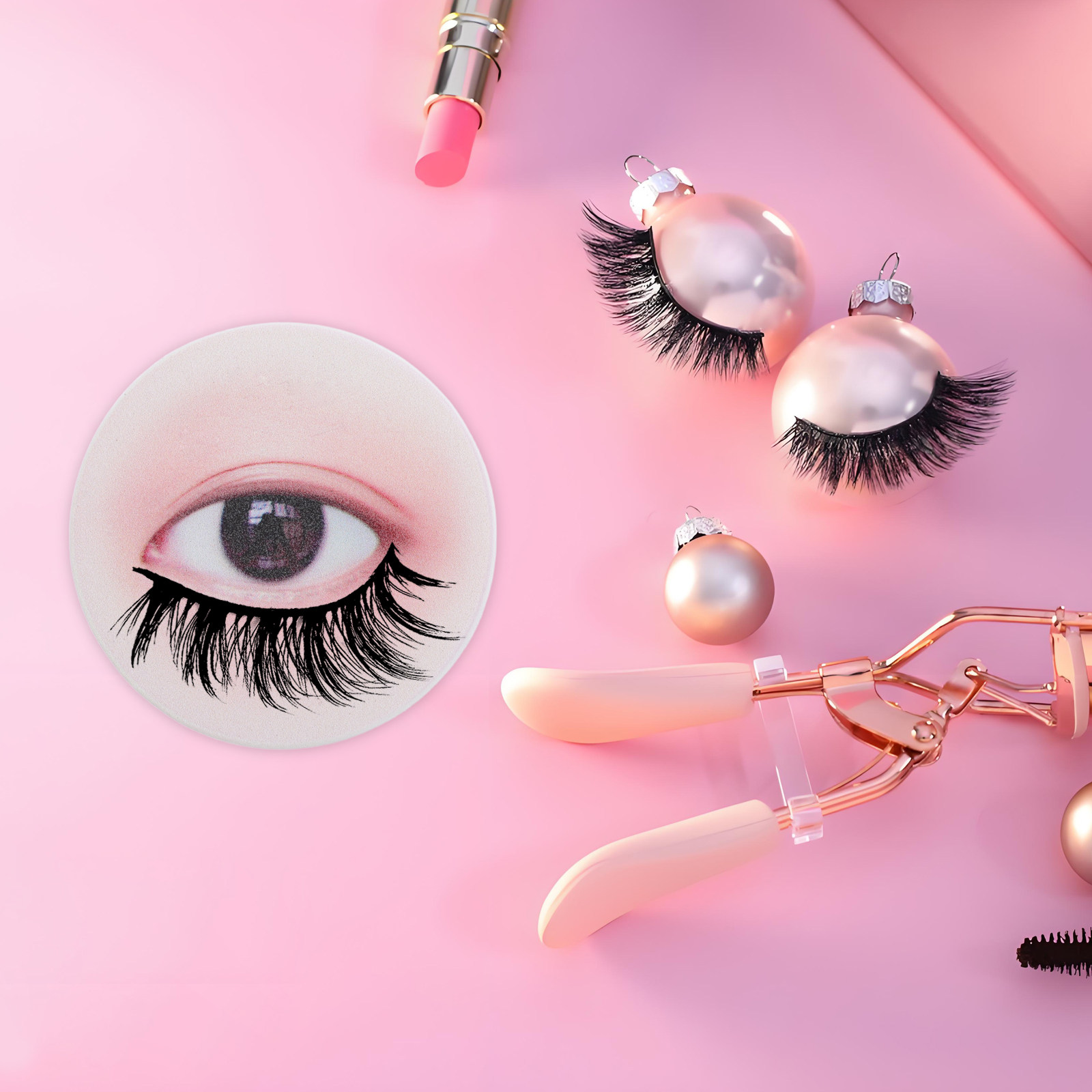 Lashes Eyelash Extension - Набор из 3-х черных многоразовых тренировочных