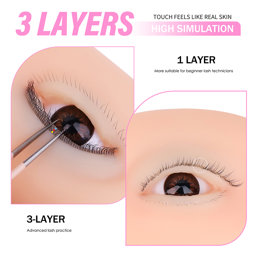 Многоразовые 3-слойные накладн – обзор и цена Eyelash Extension Doll Eye