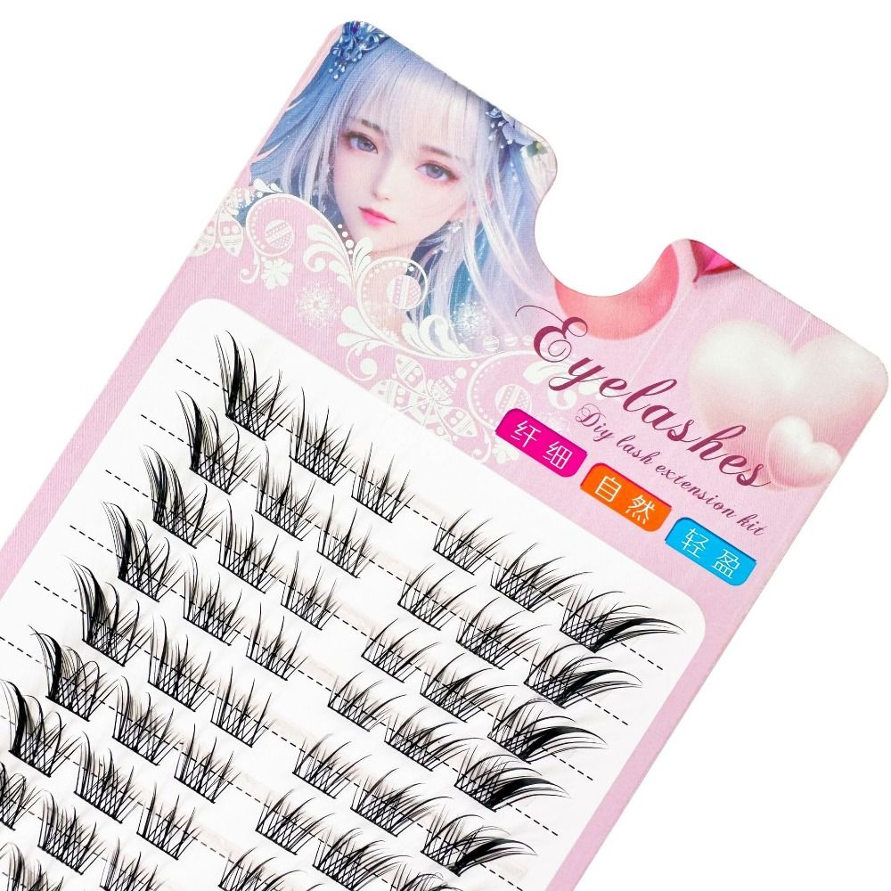 Накладные ресницы 3D Cat Eye C – обзор и цена Eyelash Extension C Curl