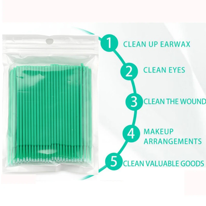 Одноразовые мерные тампоны 50/ – обзор и цена Eyelash Extension Remover