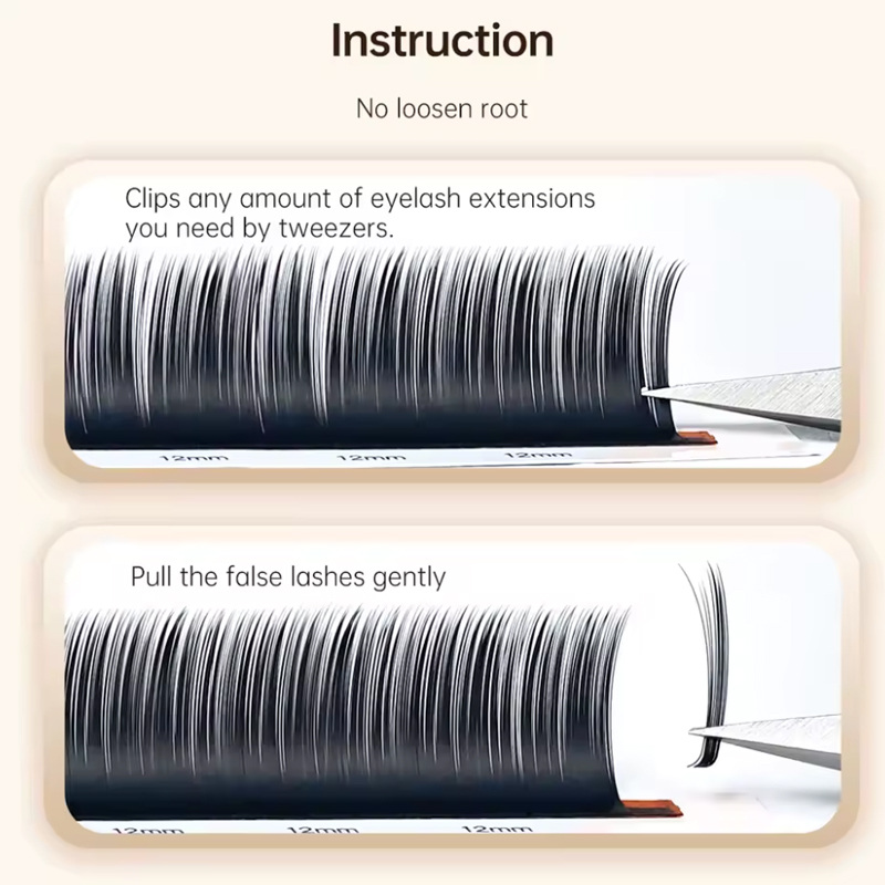 Накладные ресницы Dream Ballet – обзор и цена Eyelash Extension C Curl