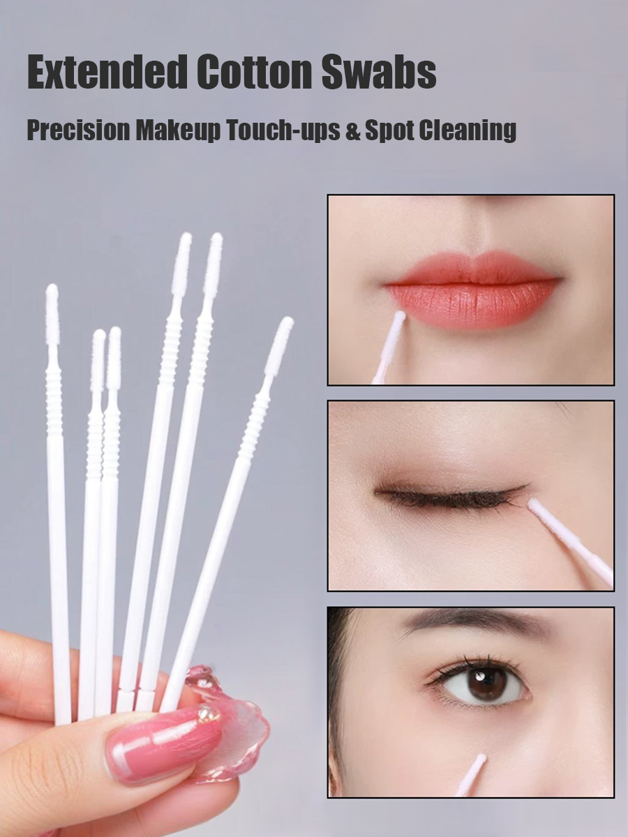 Одноразовые длинные ватные пал – обзор и цена Eyelash Extension Remover