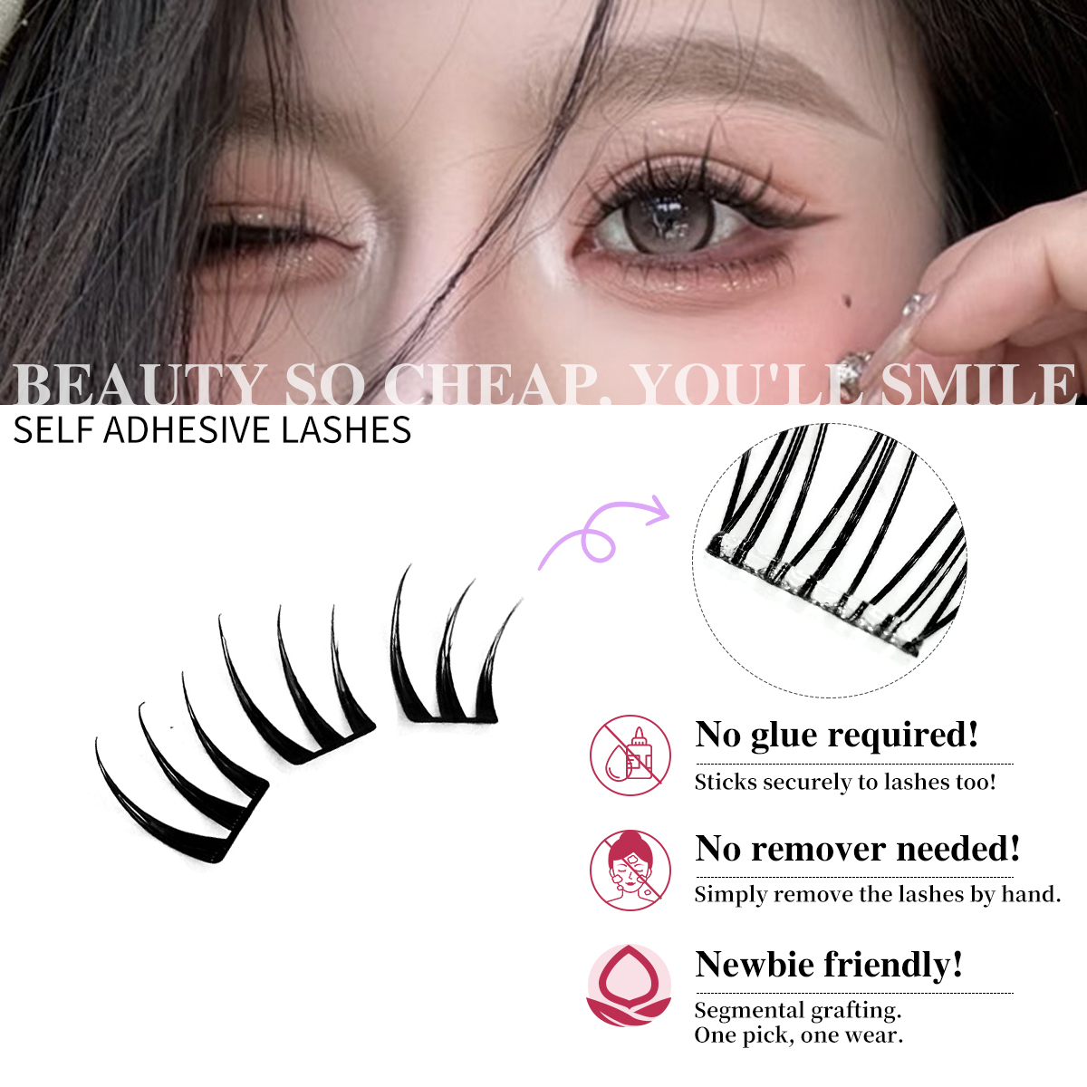 Кластер сегментированных ресни – обзор и цена Eyelash Extension Menu