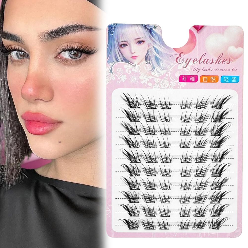 3D кошачий глаз кластеры ресни – обзор и цена Eyelash Extension C Curl