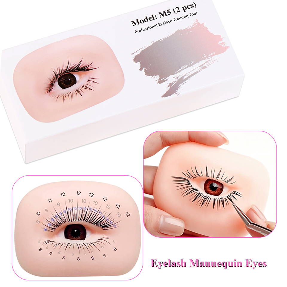 Многоразовая тренировочная мод – обзор и цена Eyelash Extension Doll Eye