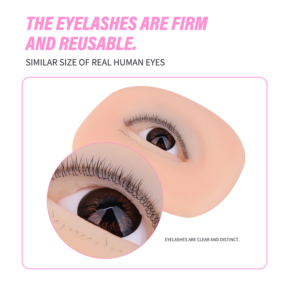 Многоразовая тренировочная мод – обзор и цена Eyelash Extension Doll Eye